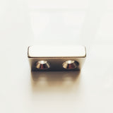 1"x1/4"x1/2"T, (2 Holes) Countersunk Neodymium Magnet (Pack of 3, $3.94/pc)
