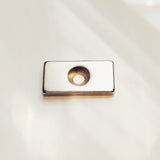 1"x1/2"x1/8"T, (1 Hole) Countersunk Neodymium Magnet (NORTH) (Pack of 5, $2.23/pc)