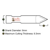 KML BLD-DR8260A 60°,0.5-1.0,ø8mm Asymmetric (Esko BLD-DR8260A )